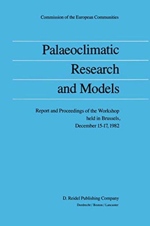 Palaeoclimatic Research and Models