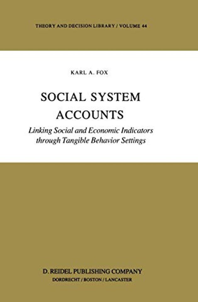 Social System Accounts