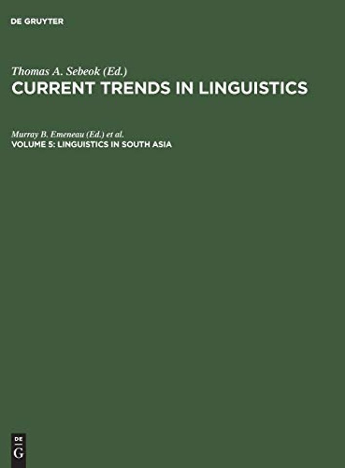 Linguistics in South Asia