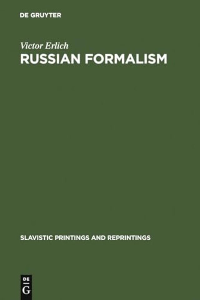 Russian Formalism – History – Doctrine