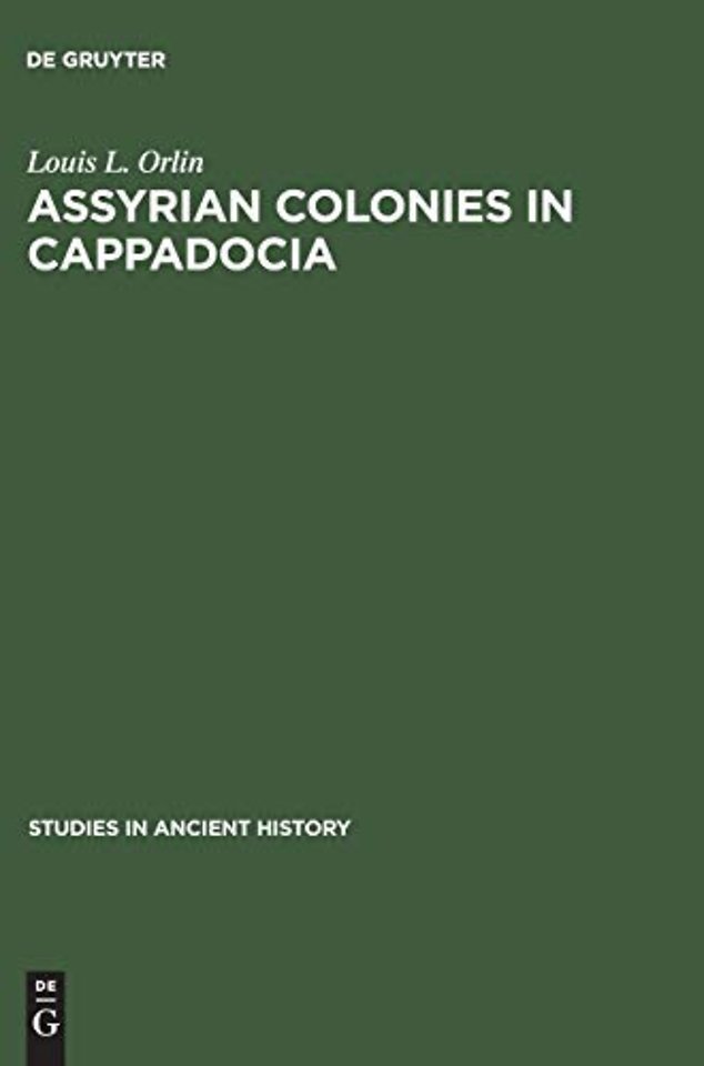 Assyrian Colonies in Cappadocia