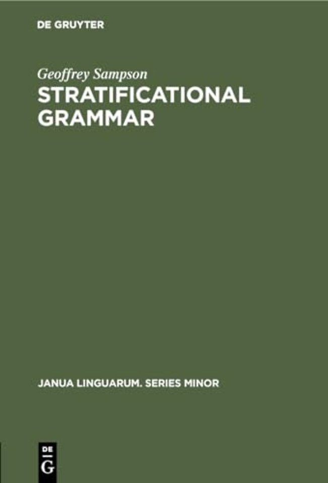 Stratificational Grammar – A Definition and an Example