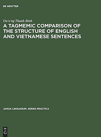 A tagmemic comparison of the structure of English and Vietnamese sentences