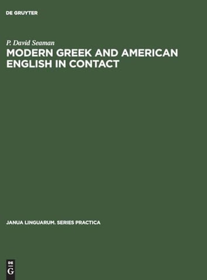 Modern Greek and American English in Contact