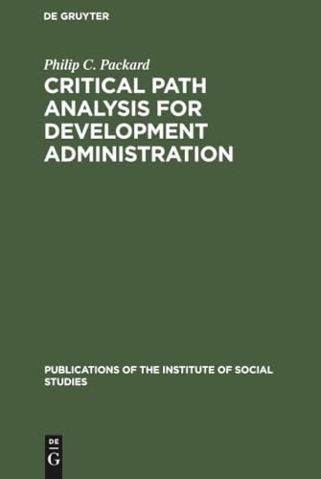 Critical path analysis for development administration