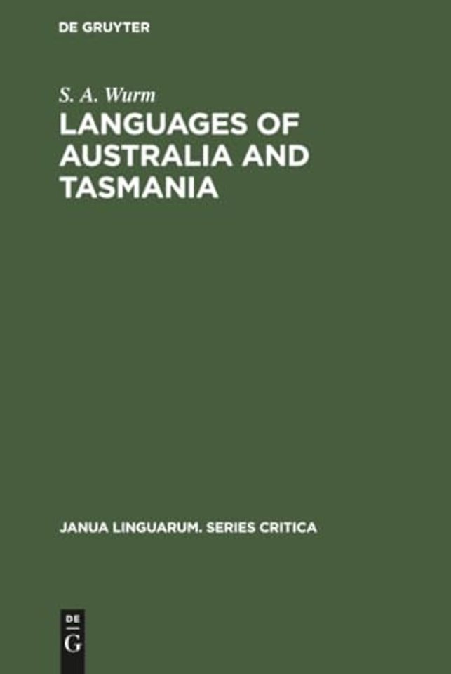 Languages of Australia and Tasmania