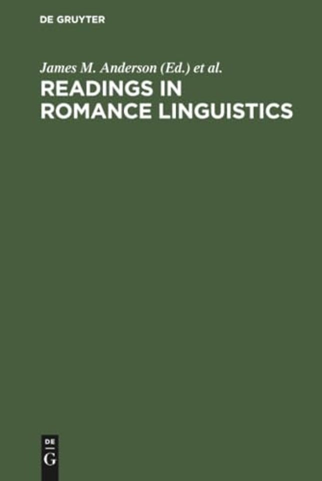 Readings in Romance Linguistics
