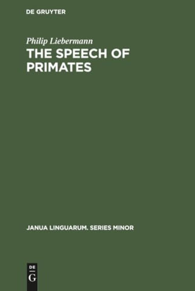 The Speech of Primates