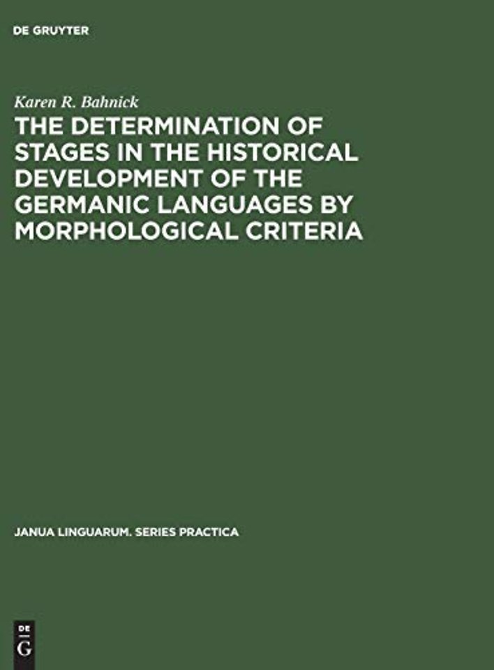 The Determination of Stages in the Historical De – An Evaluation