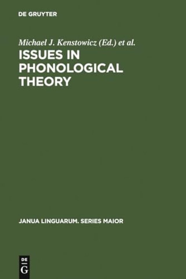 Issues in Phonological Theory – Proceedings of the Urbana Conference on Phonology, 1971, University of Illinois