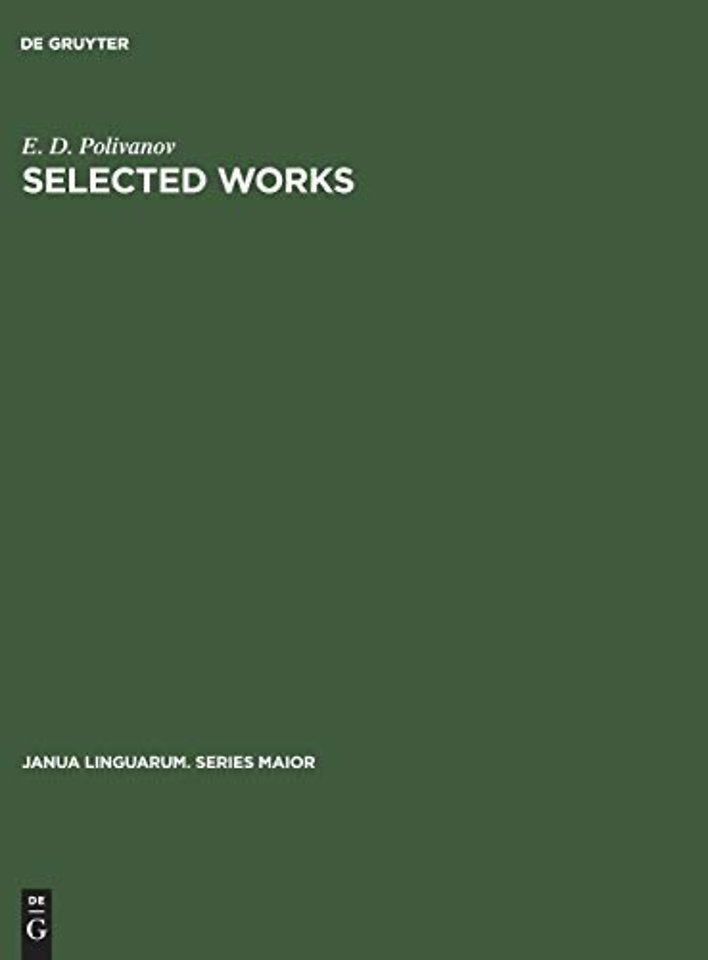 Selected Works – Articles on General Linguistics