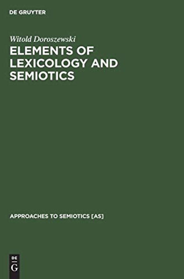 Elements of Lexicology and Semiotics