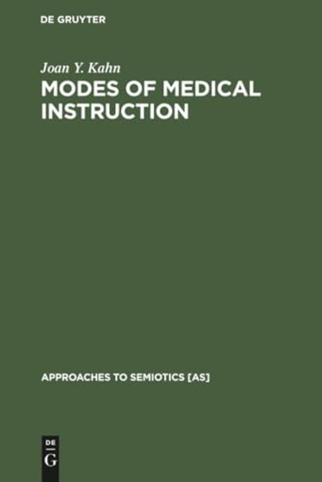 Modes of Medical Instruction – A Semiotic Comparison of Textbooks of Medicine and Popular Home Medical Books
