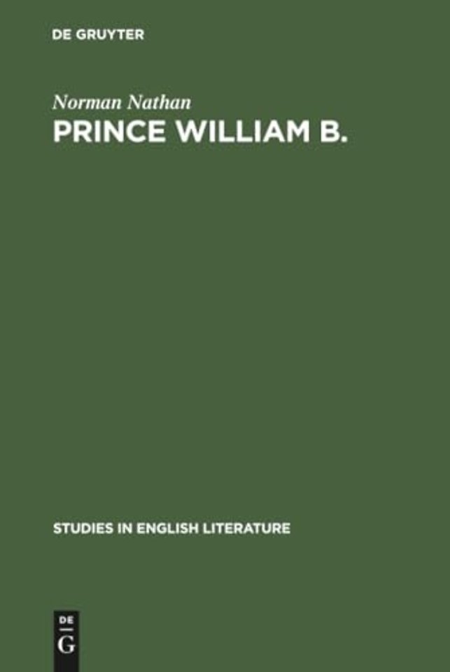Prince William B. – The philosophical conceptions of William Blake