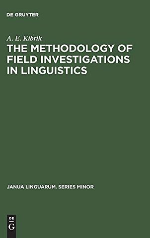 The methodology of field investigations in lingu – (Setting up the problem)