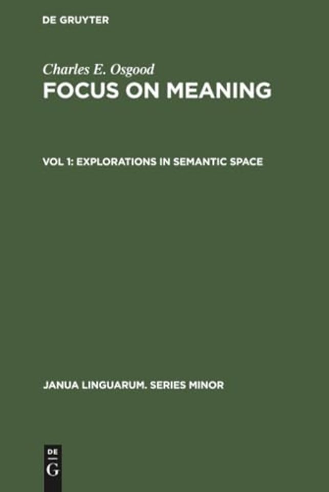 Explorations in Semantic Space