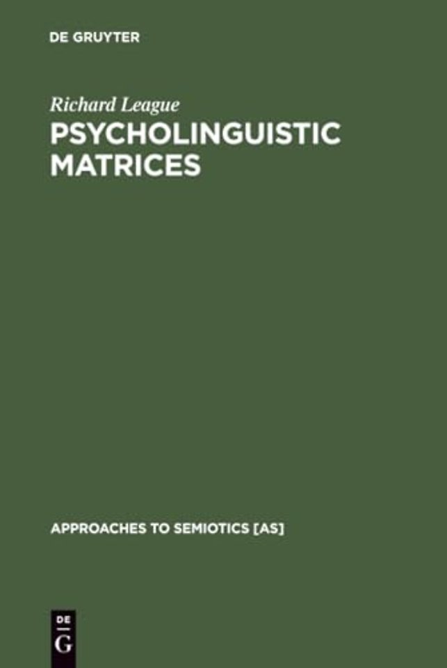 Psycholinguistic Matrices – Investigation into Osgood and Morris