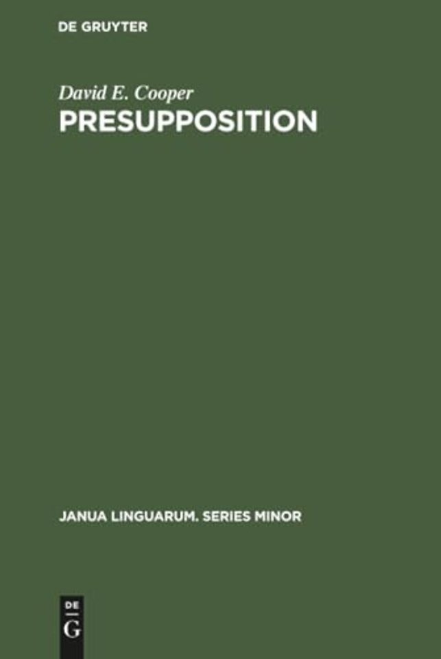 Presupposition