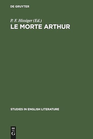 Le morte Arthur – A critical edition