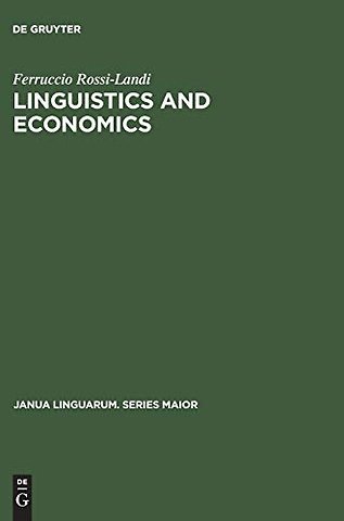 Linguistics and Economics