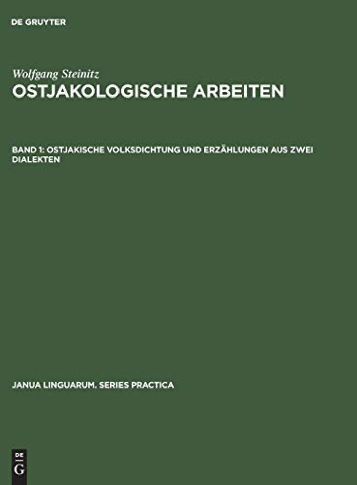 Ostjakische Volksdichtung und Erzählungen aus zw – Texte