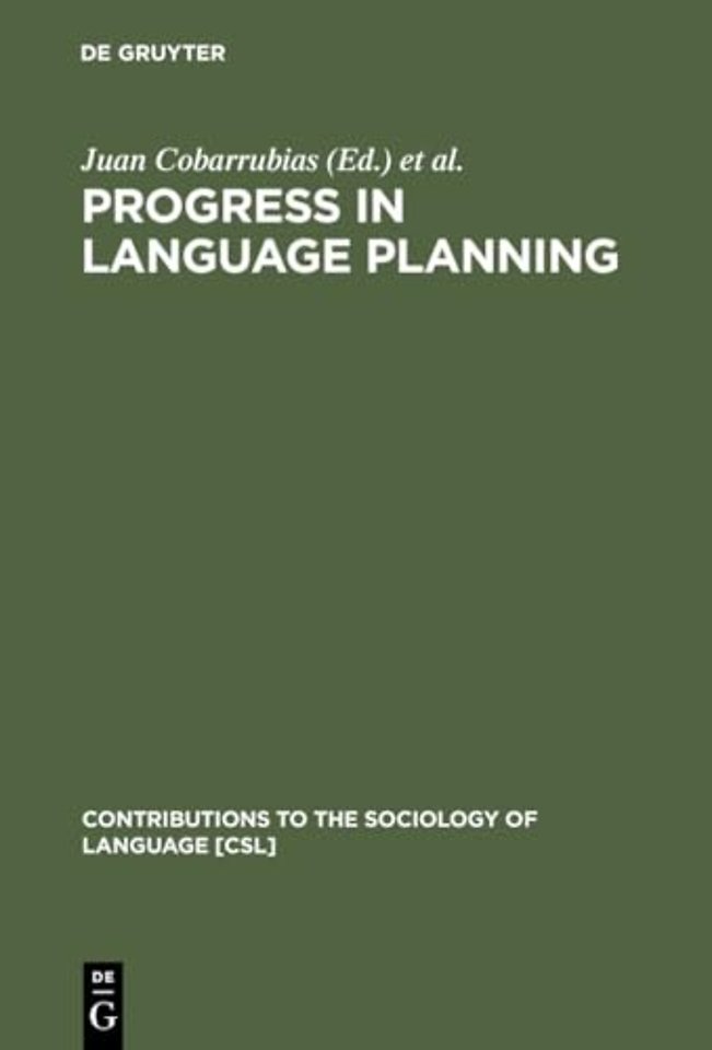 Progress in Language Planning – International Perspectives
