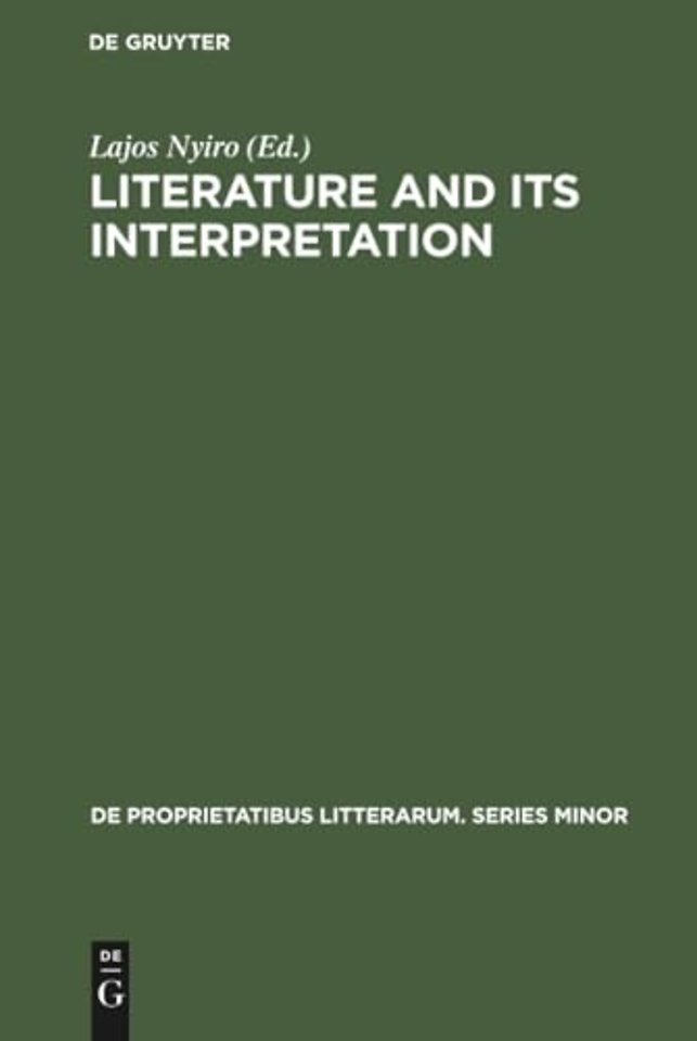 Literature and its interpretation