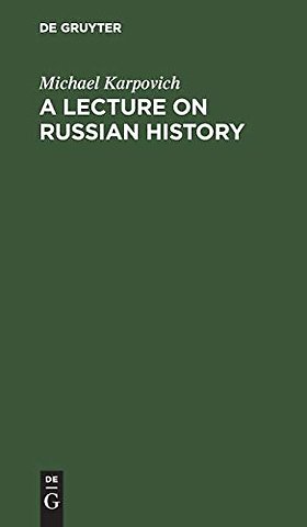 A Lecture on Russian History