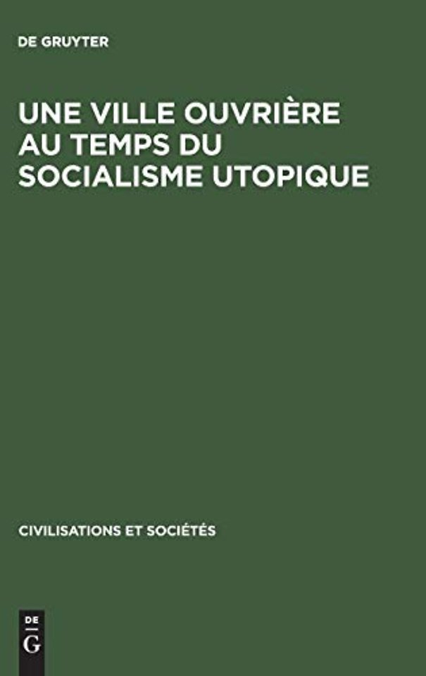 Une ville ouvrière au temps du socialisme utopiq – Toulon de 1815 à 1851