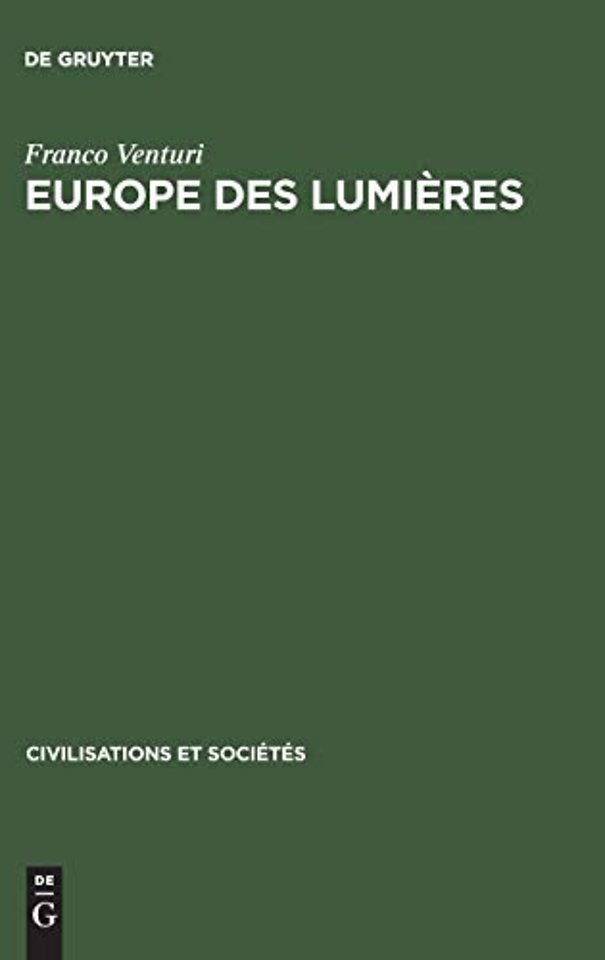 Europe des lumières – Recherches sur le 18ème siècle