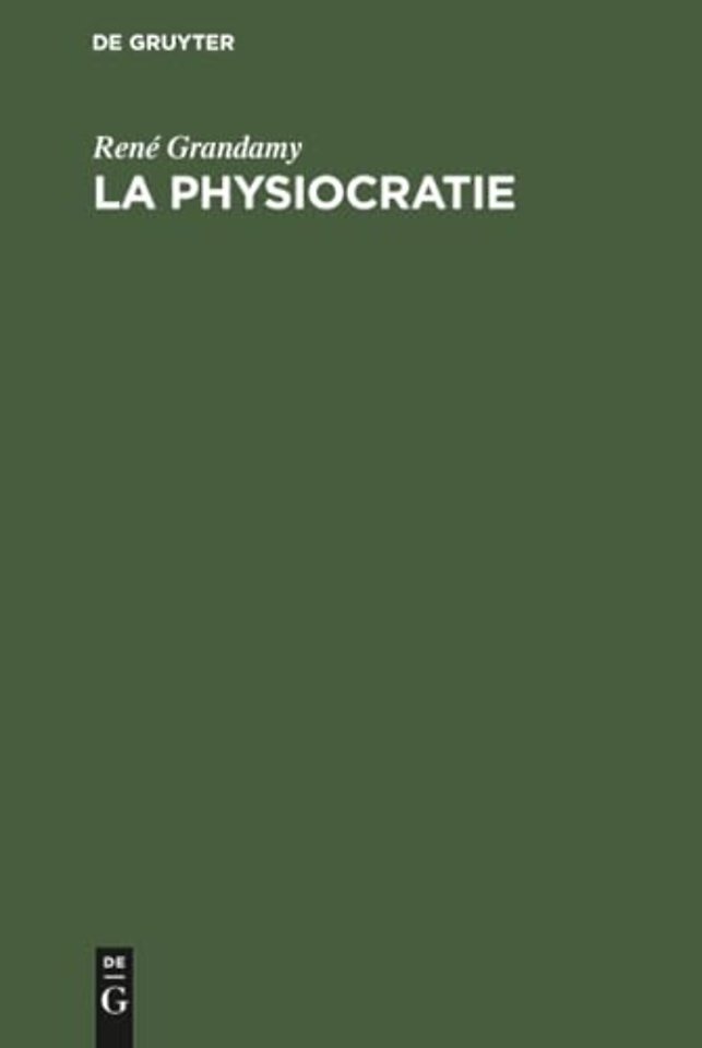La Physiocratie – Théorie générale du développement économique