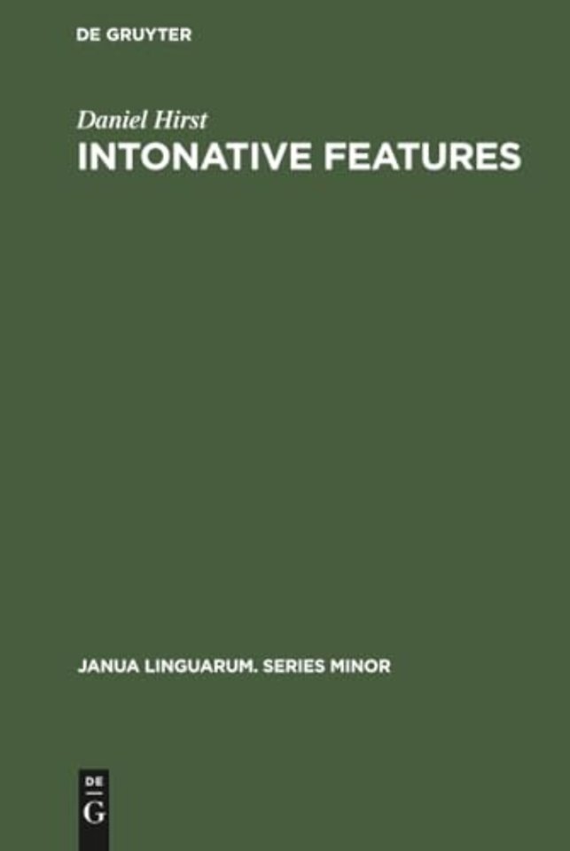 Intonative Features – A Syntactic Approach to English Intonation