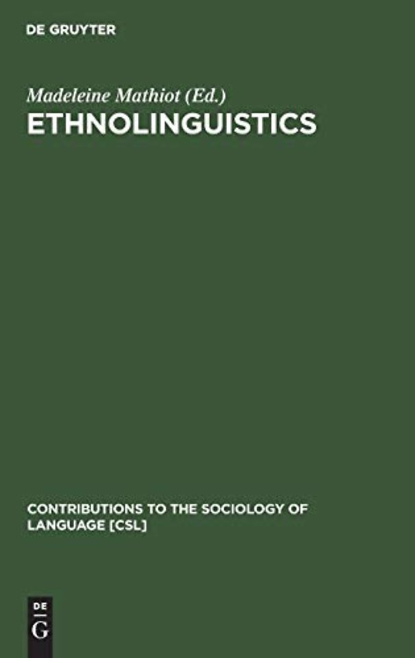 Ethnolinguistics – Boas, Sapir and Whorf Revisited