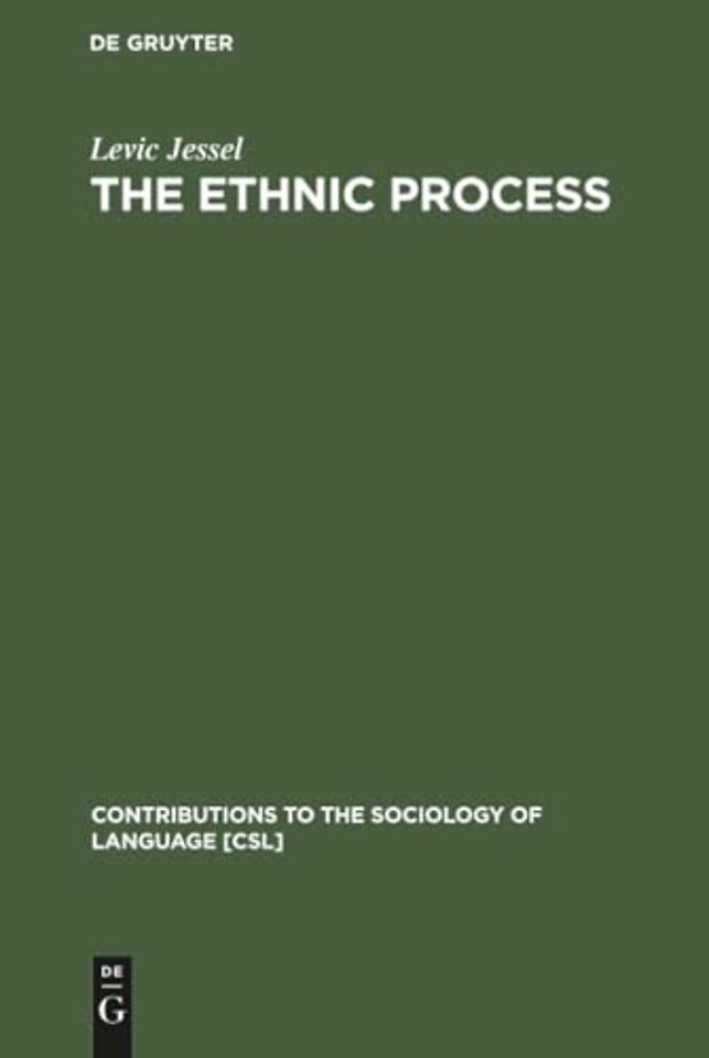 The Ethnic Process – An Evolutionary Concept of Languages and Peoples