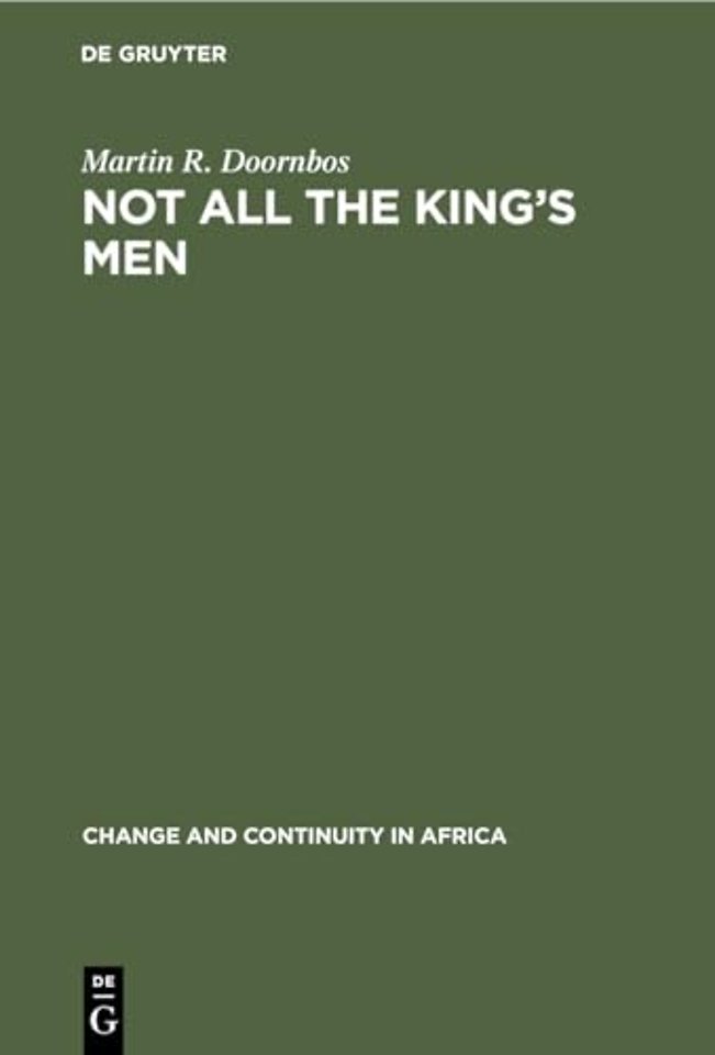 Not all the King`s Men – Inequality as a Political Instrument in Ankole, Uganda
