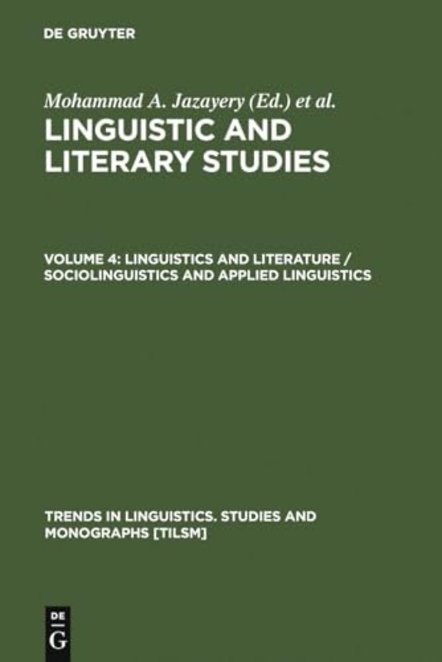 Linguistics and Literature / Sociolinguistics and Applied Linguistics