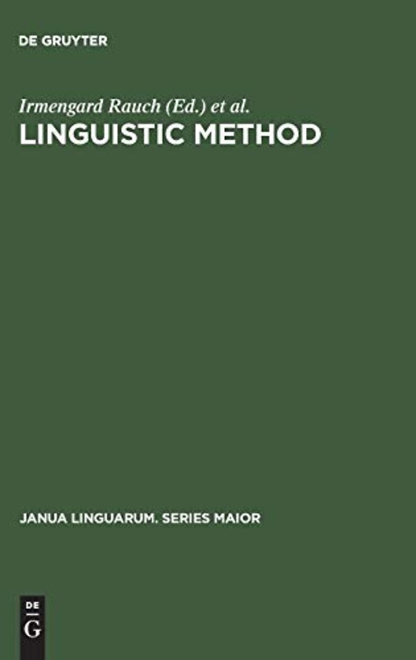 Linguistic Method – Essays in Honor of Herbert Penzl