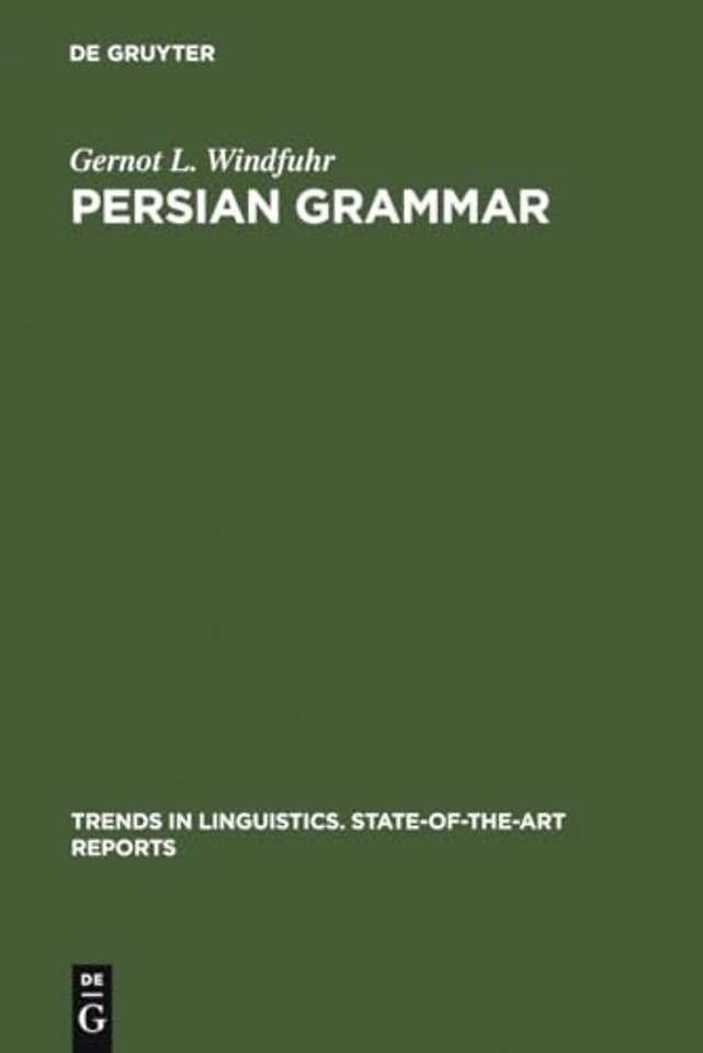 Persian Grammar – History and State of its Study