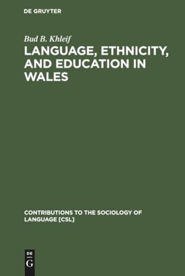 Language, Ethnicity, and Education in Wales