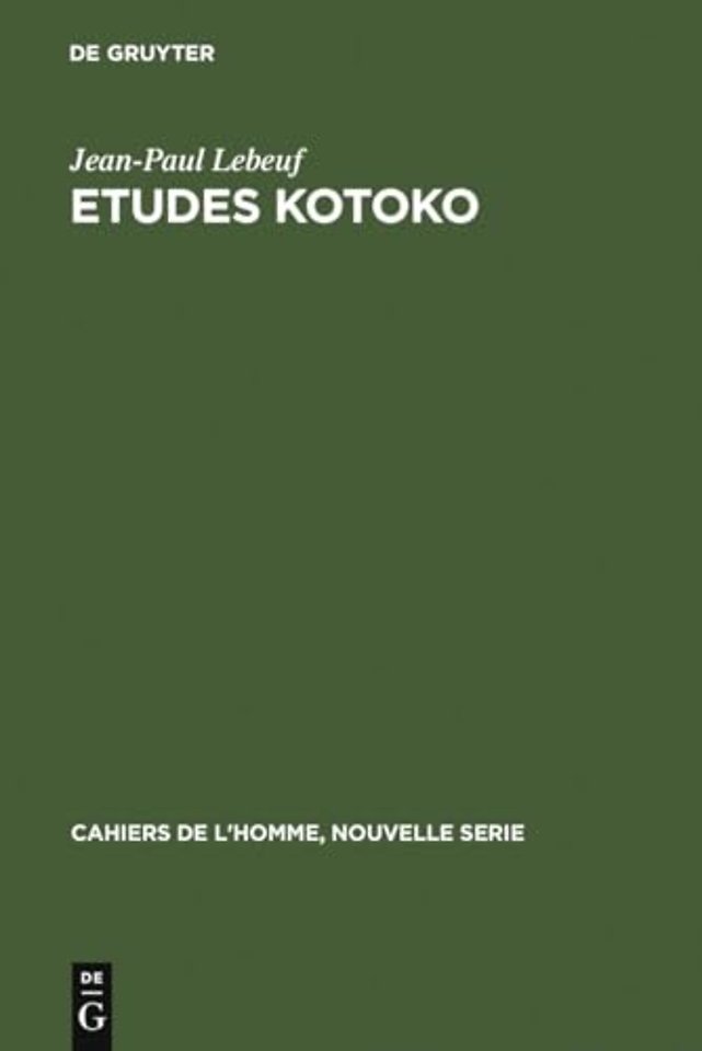 Etudes kotoko
