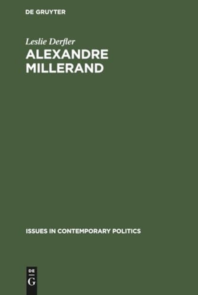 Alexandre Millerand – The socialist years