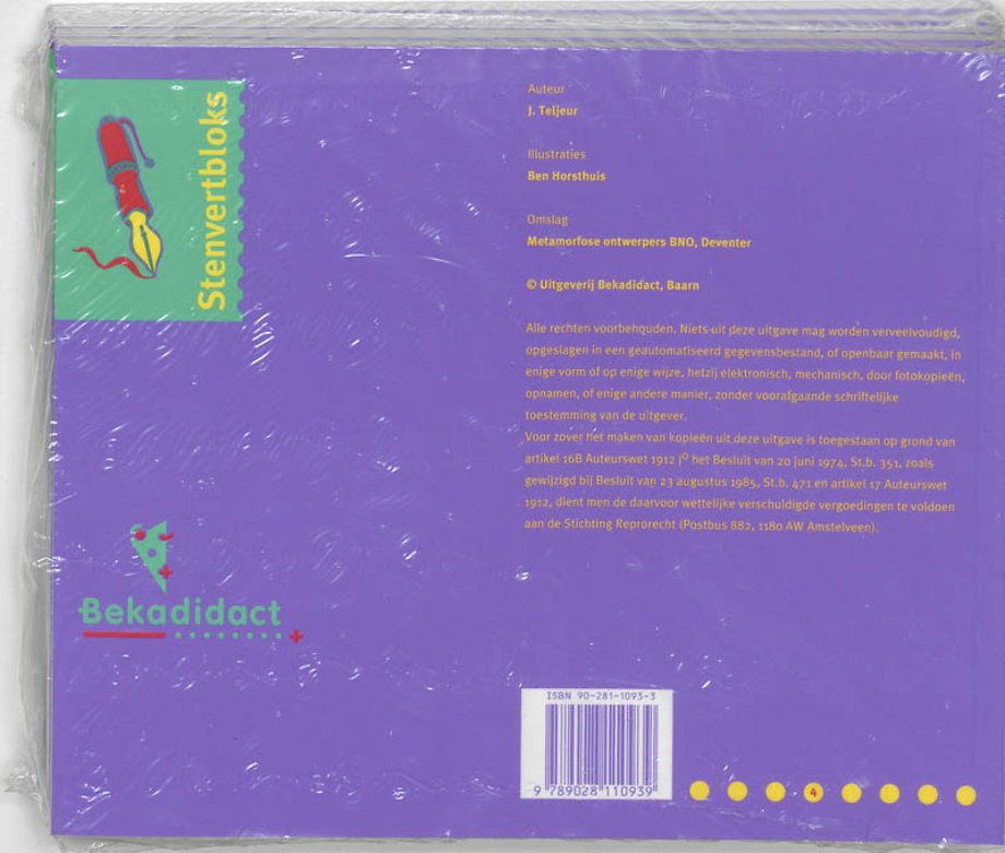 Stenvert oefenblok Gr 4 5 ex Rekenen