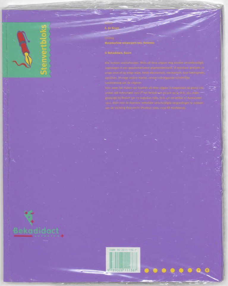 Stenvert oefenblok Breuken en procenten Groep 7/8 5 ex