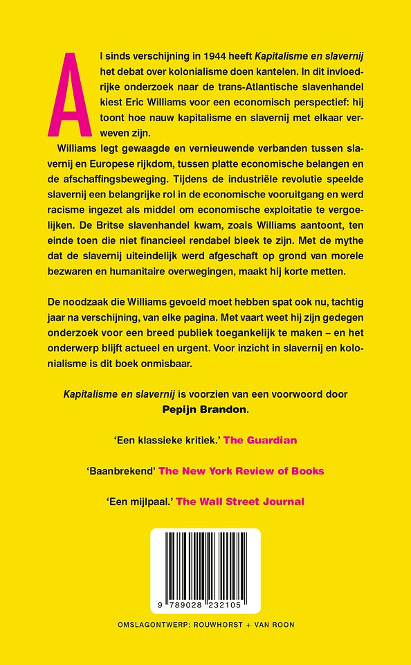 Kapitalisme en slavernij