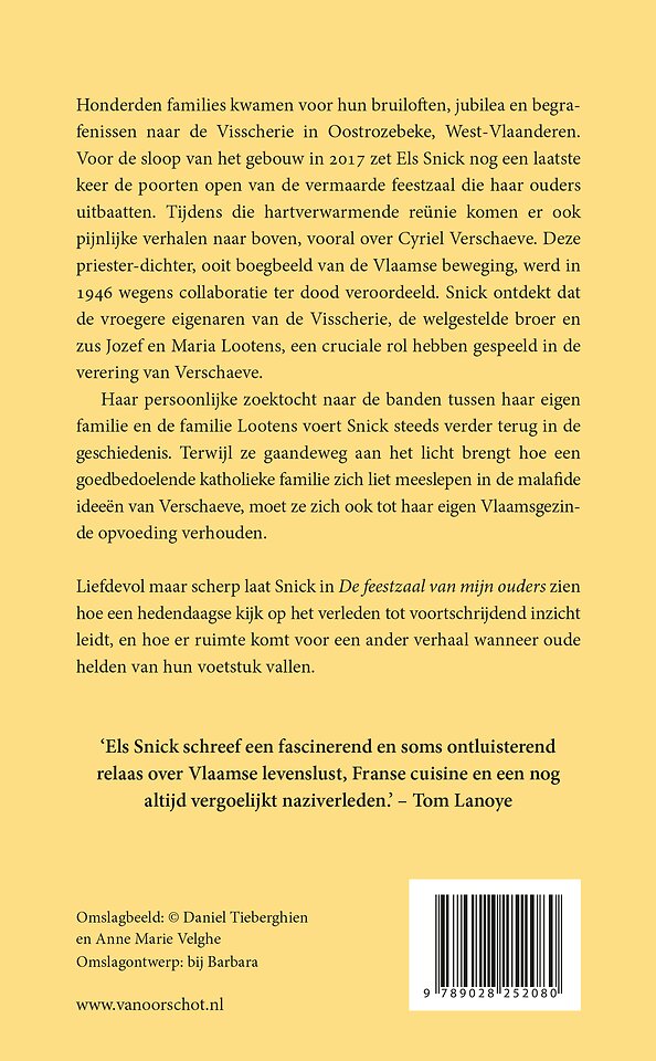 De feestzaal van mijn ouders