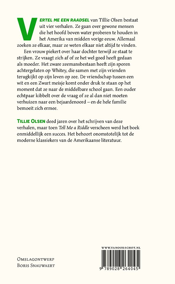 Vertel me een raadsel