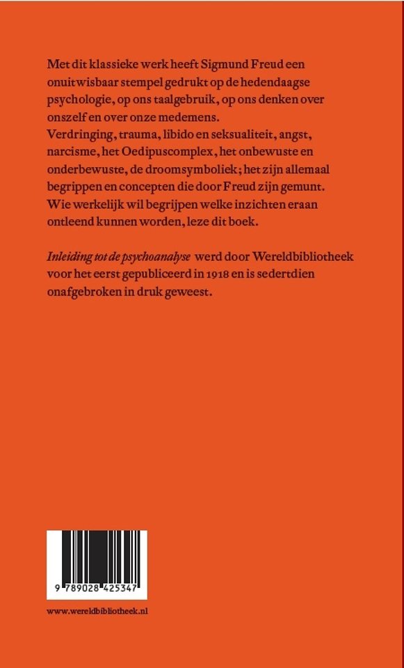Inleiding tot de psychoanalyse