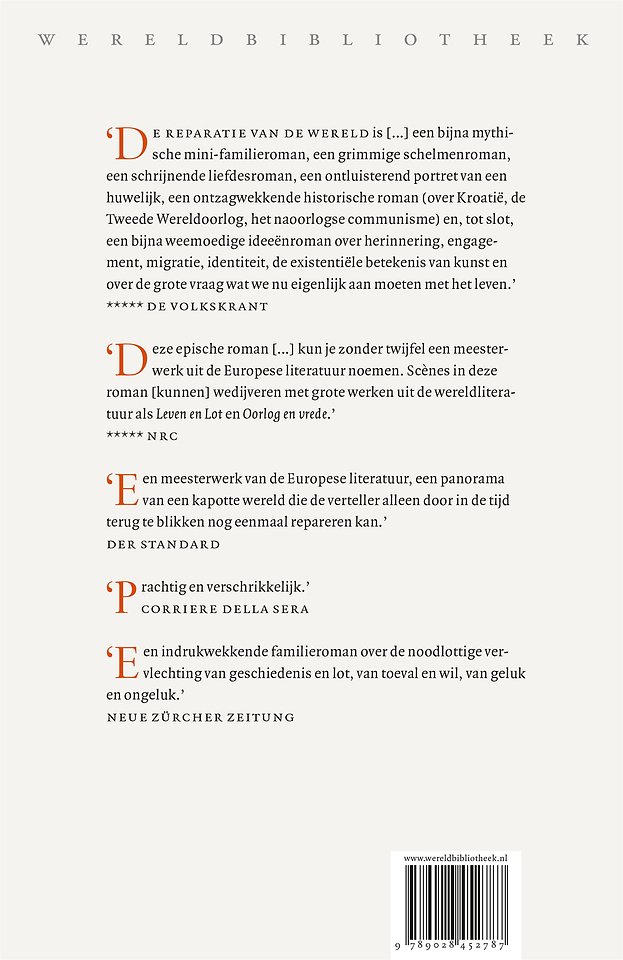 De reparatie van de wereld