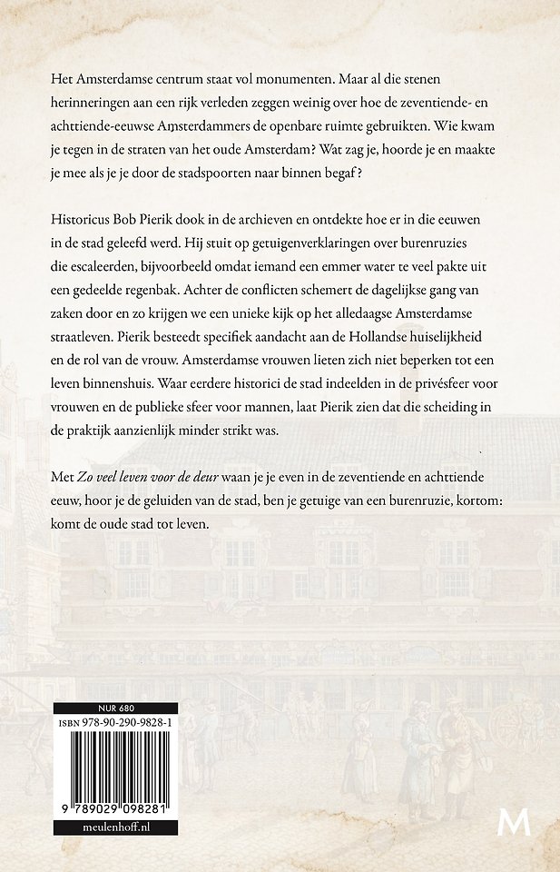 Zo veel leven voor de deur