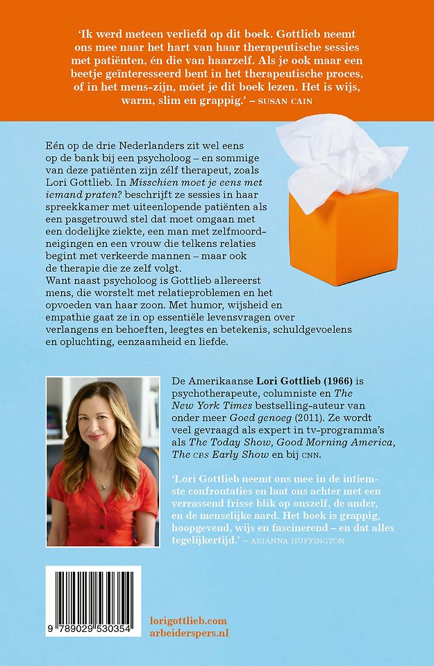 Misschien moet je eens met iemand praten?